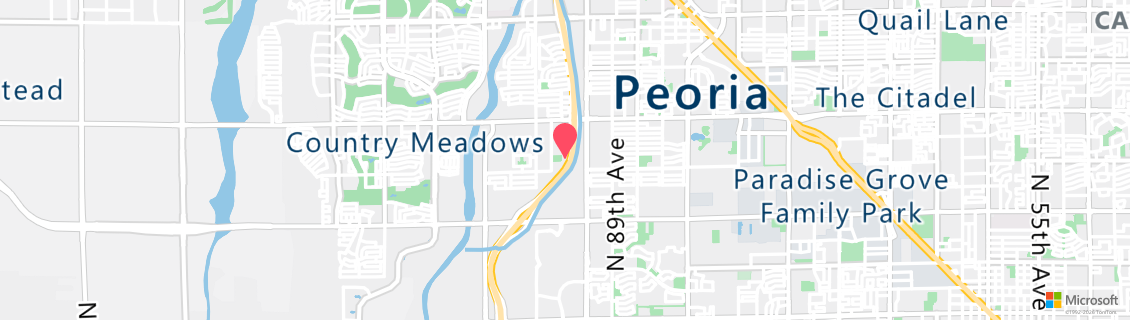 Map of the dive shop Scuba Professionals of Arizona