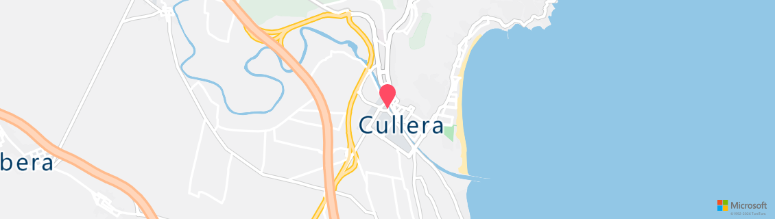 Map of the dive shop DELFIN CULLERA