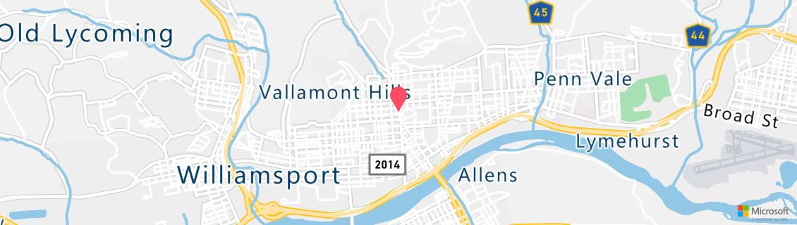 Map of the dive shop A Water Odyssey Scuba