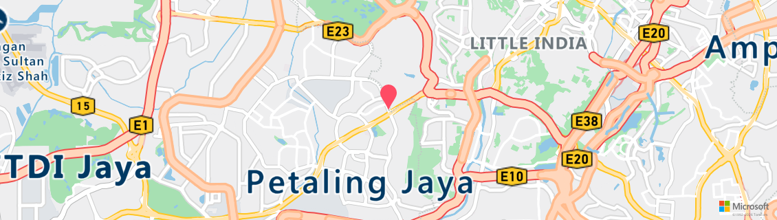 Map of the dive shop The Divers Den Sdn Bhd