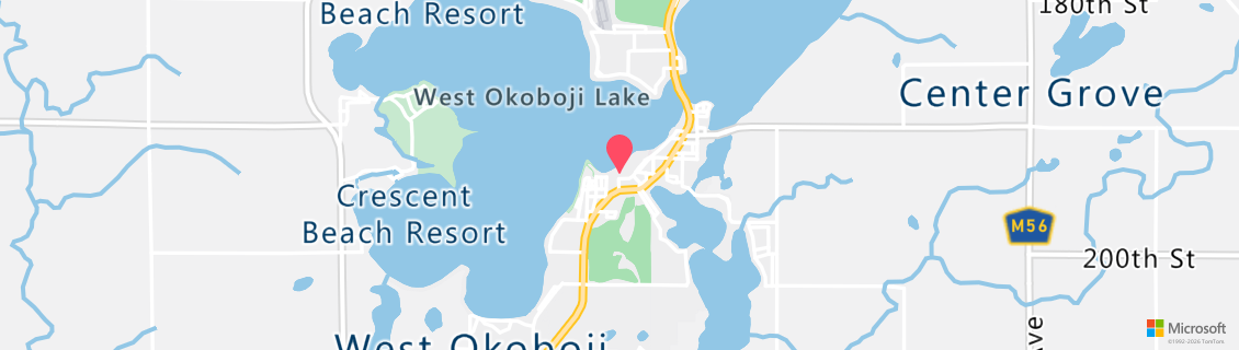 Map of the dive shop Blue Water Dive Excursions Inc