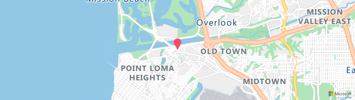 Map of the dive shop Dive California