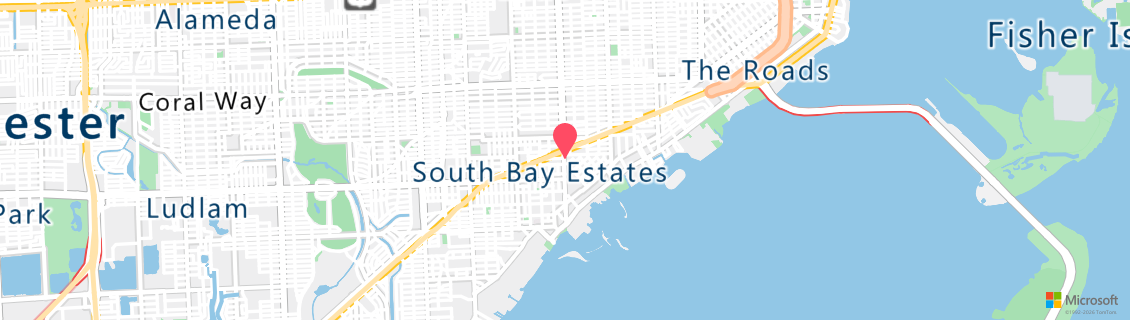 Map of the dive shop Grove Scuba