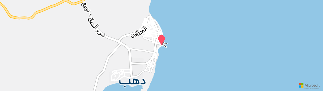 Map of the dive shop Dahab-Club