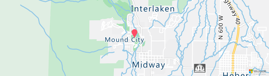 Map of the dive shop The Homestead Crater