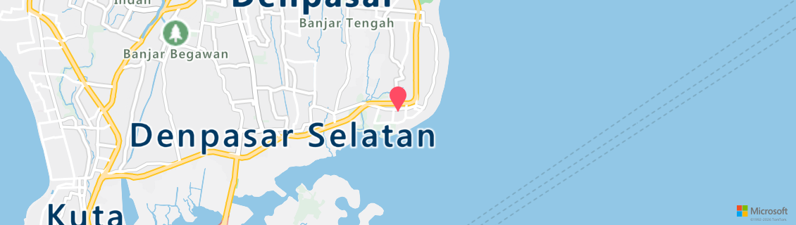 Map of the dive shop Bali International Diving Professionals (BIDP)