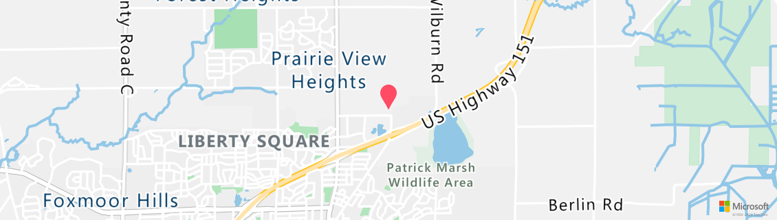 Map of the dive shop MadisonScuba