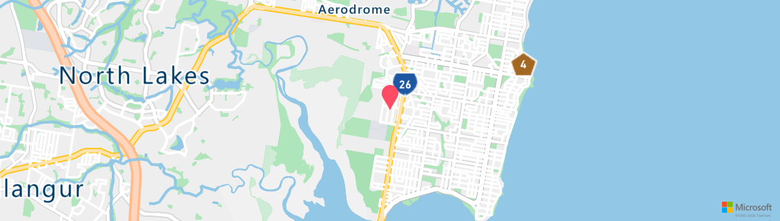 Map of the dive shop First Aid Brisbane Training Centre