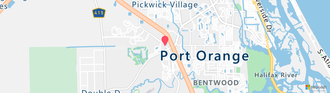 Map of the dive shop Spruce Creek Scuba