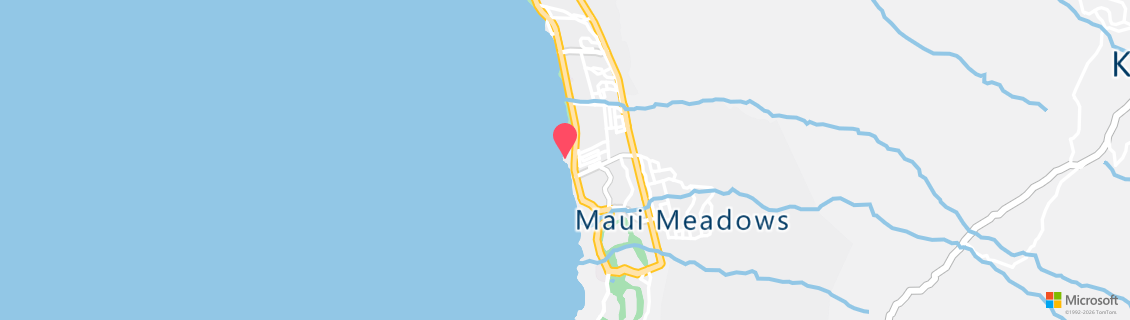 Map of the dive shop Scuba Luv Maui