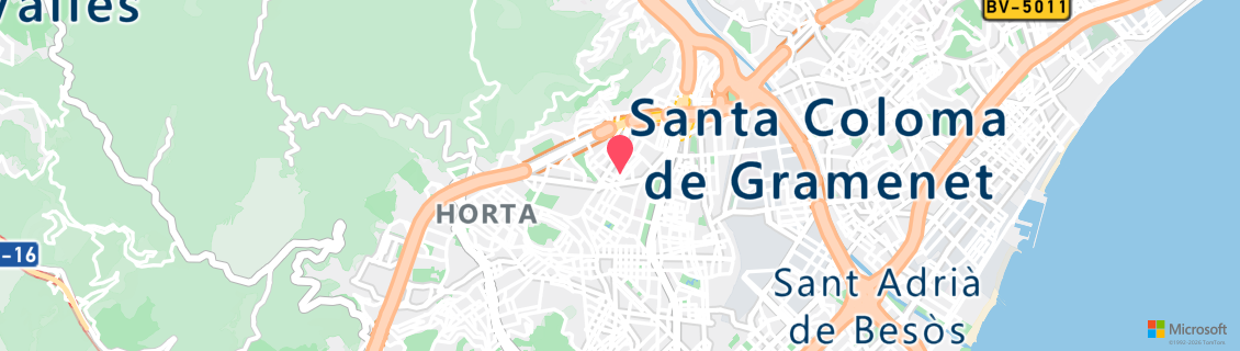 Map of the dive shop BCN Diving