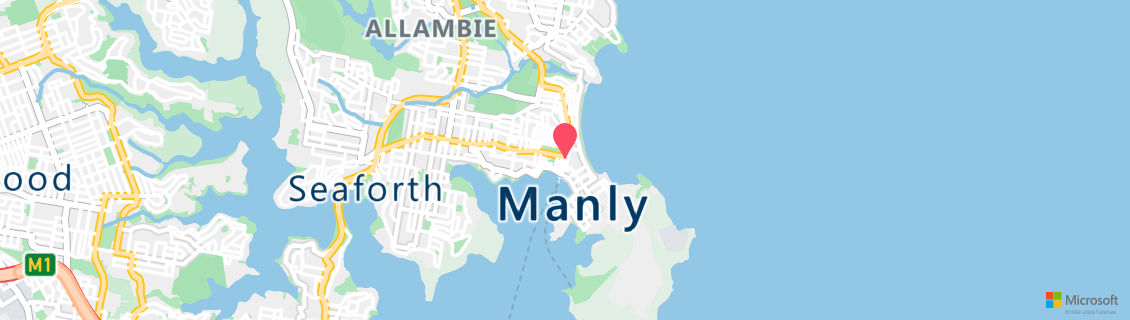 Map of the dive shop Dive Centre Manly