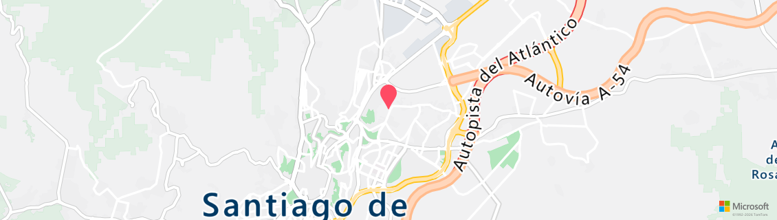 Map of the dive shop MERGULLO COMPOSTELA