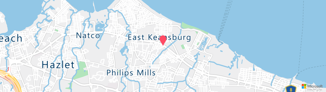 Map of the dive shop Dosil's Scuba & Surf