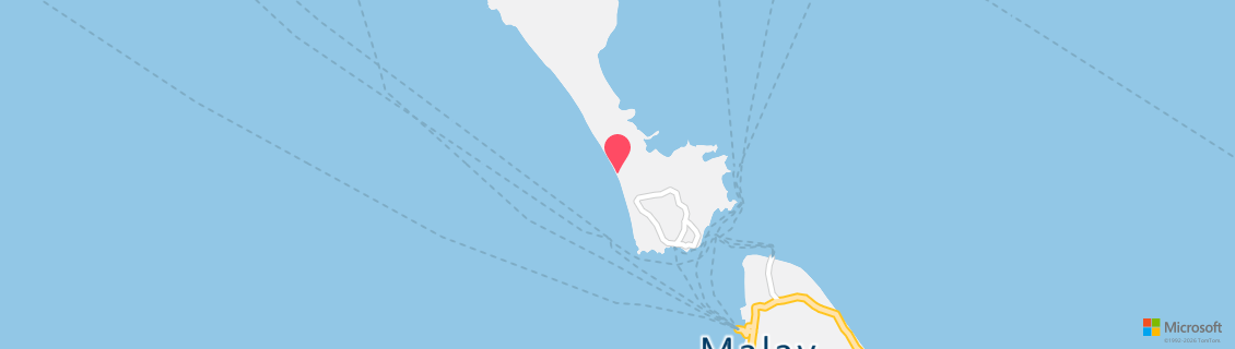 Map of the dive shop DiveGurus Boracay