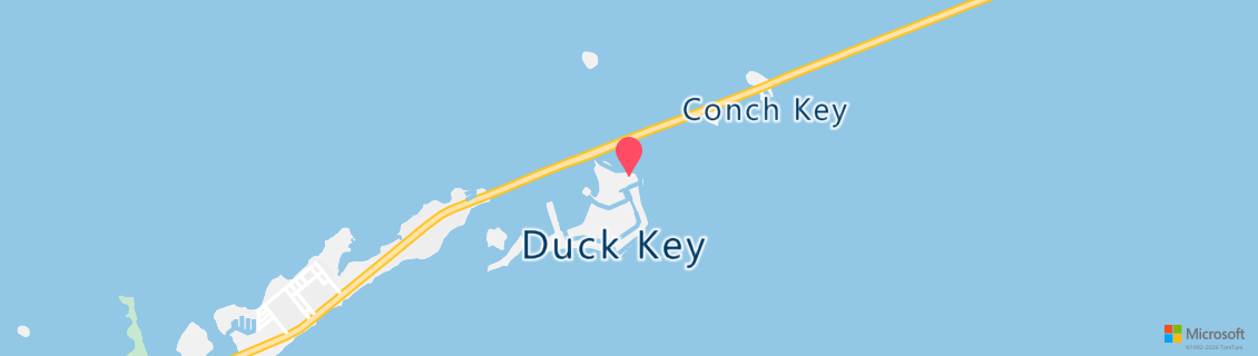 Map of the dive shop Dive Duck Key