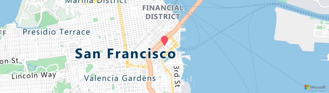 Map of the dive shop Bamboo Reef Enterprises