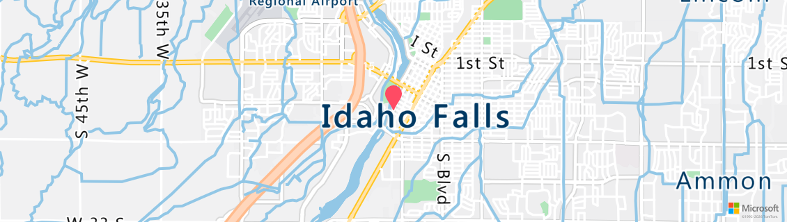 Map of the dive shop Idaho Dive Pirates