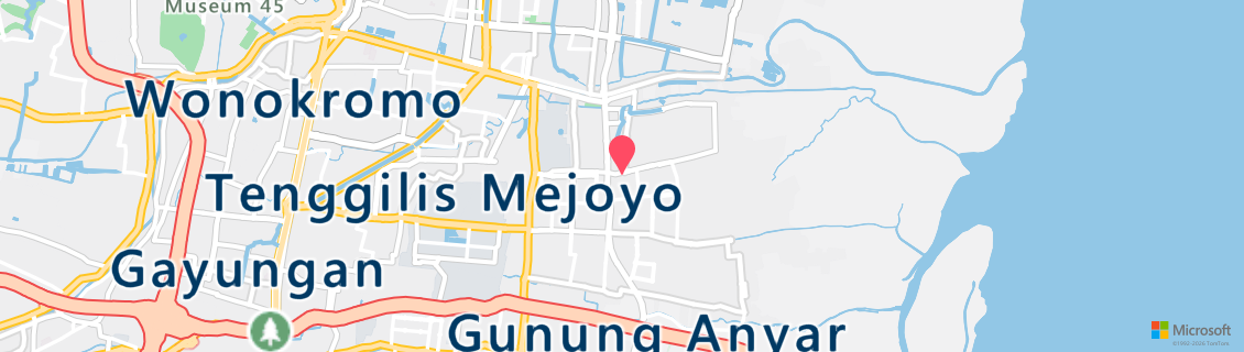 Map of the dive shop Surabaya Diving