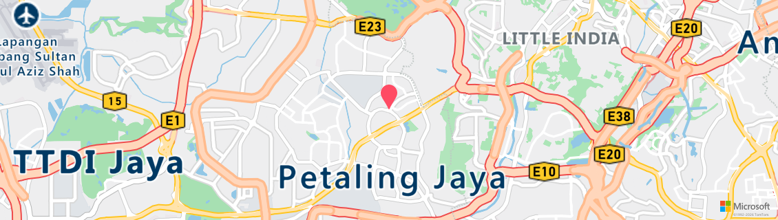 Map of the dive shop Seamonkey Penang