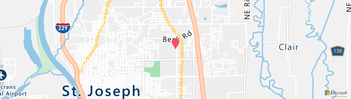 Map of the dive shop Big Joe Scuba