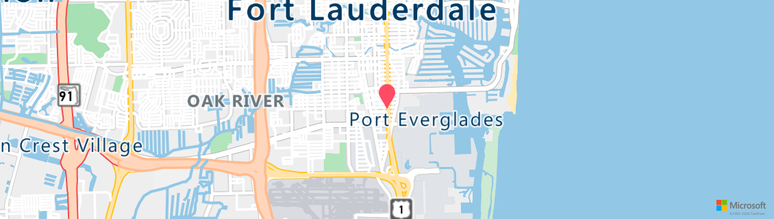 Map of the dive shop Divers Discount Florida