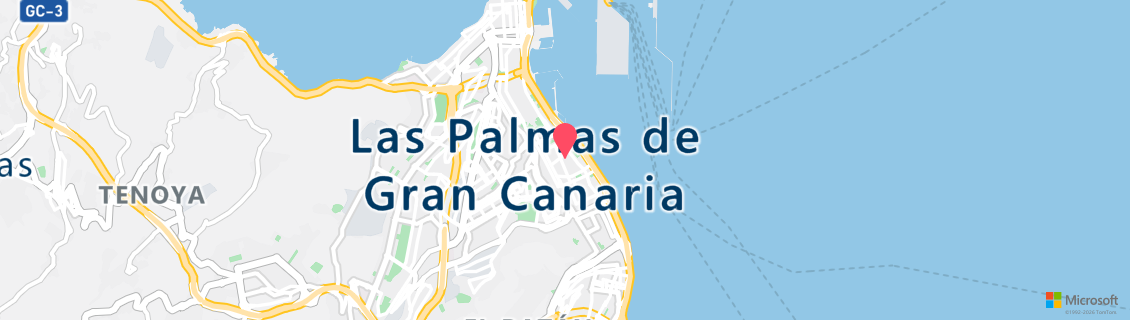 Map of the dive shop BUCEO CANARIAS