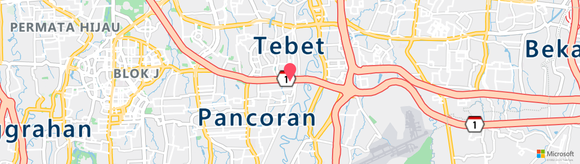 Map of the dive shop Flying Fish Jakarta