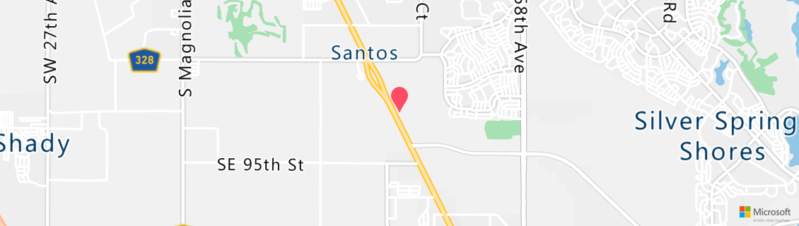 Map of the dive shop Aquatic Center of Ocala