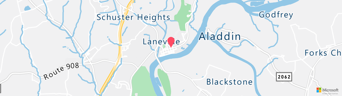 Map of the dive shop Scott's Scuba Service