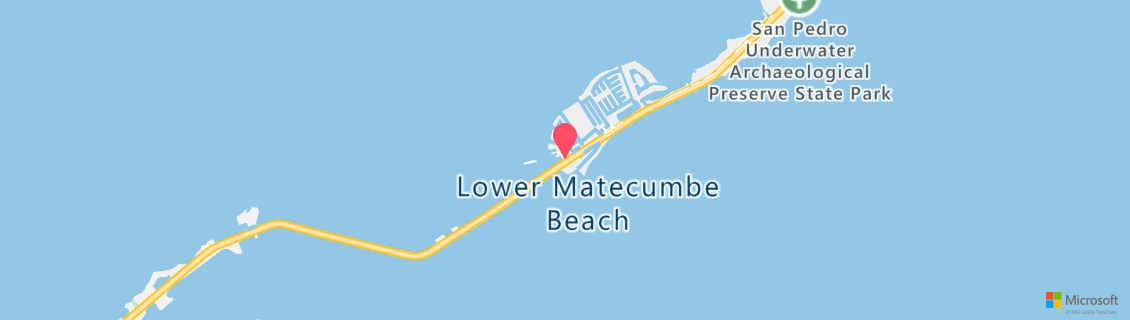 Map of the dive shop Florida Sea Base