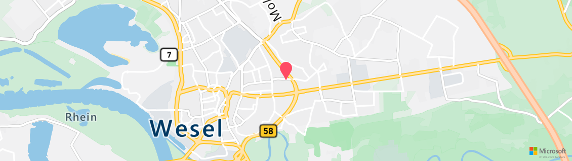 Map of the dive shop Tauchcenter Wesel