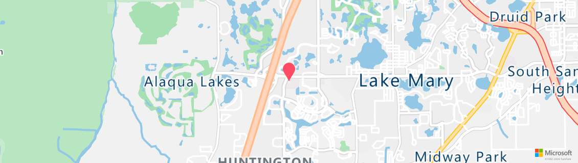 Map of the dive shop Seminole Scuba