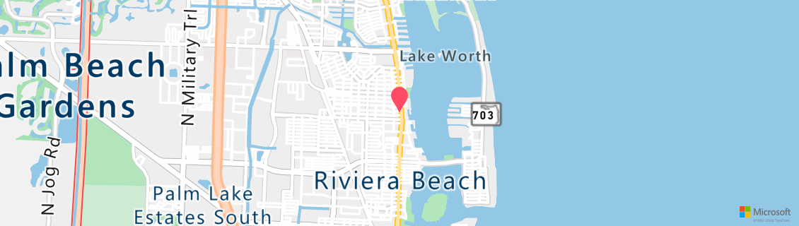 Map of the dive shop Jim Abernethy's Scuba Adventures, Inc.