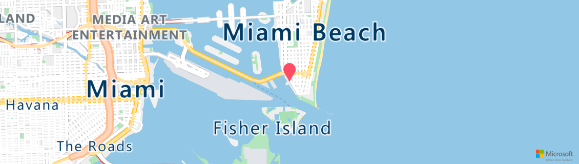 Map of the dive shop Tarpoon Lagoon