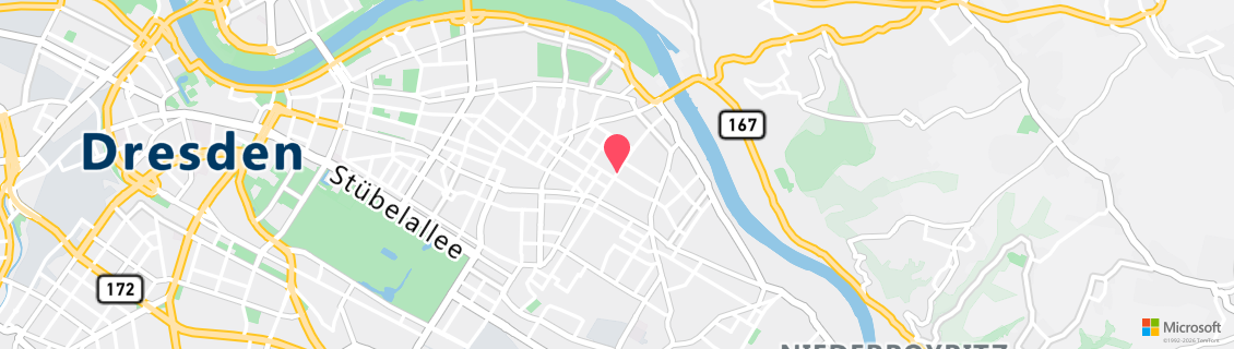 Map of the dive shop Tauchtreff Dresden