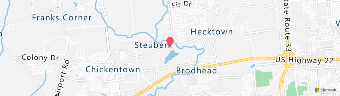 Map of the dive shop Dutch Springs